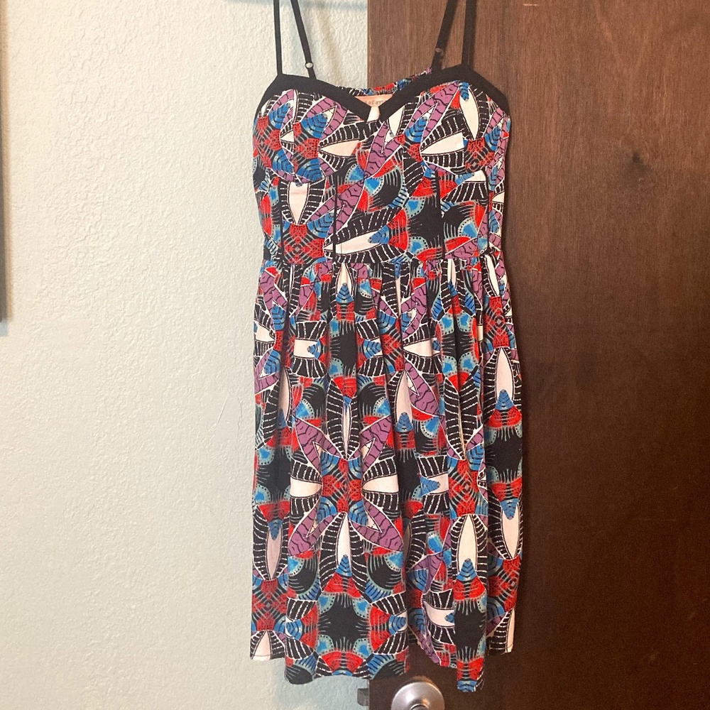 Band of Gypsies printed mini dress size medium